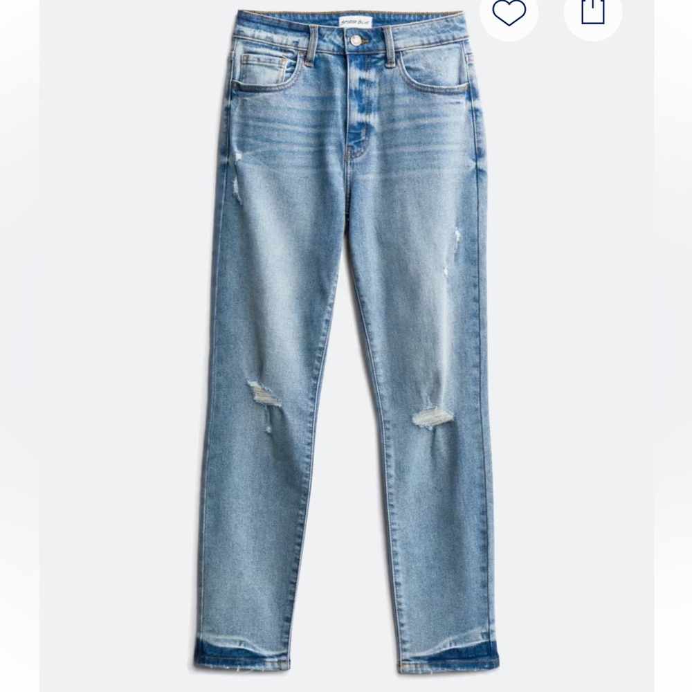 STUDIO BLUE
Tobi High Rise Mom Jean